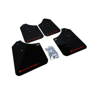yUSA݌ɂz Rally Armor 02N-07N Xo WRX/STI/RS/2.5i (Wagons Req. Mod.) ubN UR Mud Flap w/ bh Logo ralMF1-UR-BLK/RD HDX