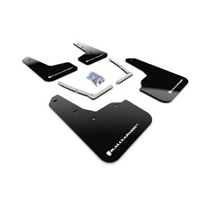 【USA在庫あり】 Rally Armor 16年-21年 ホンダ シビック Si Coupe ブラック UR Mud Flap w/ White Logo ralMF50-UR-BLK/WH HD店