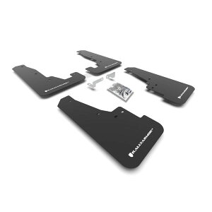 �yUSA�݌ɂ���z Rally Armor 16�N-22�N �_�b�W Durango GT / RT / SRT / SXT �u���b�N UR Mud Flap White Logo ralMF55-UR-BLK/WH HD�X