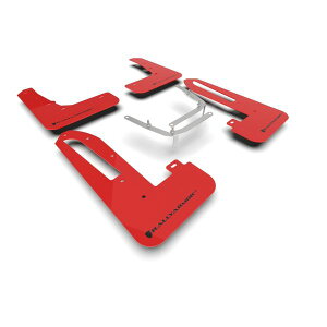 yUSA݌ɂz Rally Armor 2023+ z_ VrbN ^CvR Red Mud Flap Black Logo ralMF97-UR-RD-BLK HDX