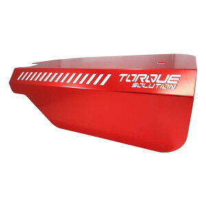 �yUSA�݌ɂ���z Torque Solution Engine Pulley Cover 2015+ �X�o�� WRX/2014+ Forester XT - ���b�h tqsTS-SU-289R HD�X