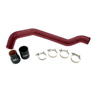 �yUSA�݌ɂ���z Wehrli 04.5-10 �V�{���[ 6.6L LLY/LBZ/LMM Duramax Driver Side 3in �C���^�[�N�[���[�p�C�v WCFab ���b�h wcfWCF100352-RED HD�X