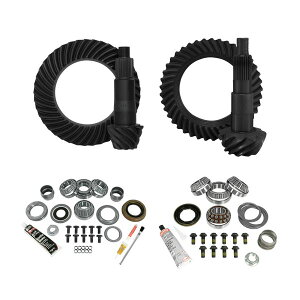 �yUSA�݌ɂ���z Yukon Complete Gear Package JL �W�[�v Non-Rubicon, D44 ���� & D30 �t�����g, 4:56 Gear Ratio yukYGK078 HD�X