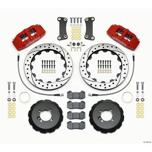 yUSA݌ɂz Wilwood Dynapro 6 tg Hat Kit 12.88in Drilled Red 2002-Up Mini Cooper w/ Lines wil140-13062-DR HDX