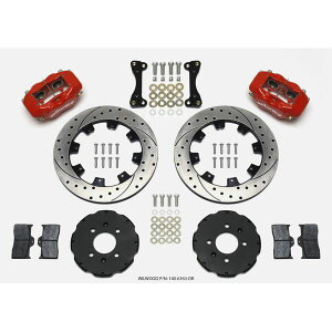 yUSA݌ɂz Wilwood Forged Dynalite tg Hat Kit 12.19in Drilled Red 94-01 Honda/Acura w/262mm Disc wil140-6163-DR HDX