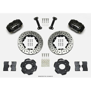 �yUSA�݌ɂ���z Wilwood Forged Dynalite �t�����g Hat Kit 11.00in Drilled Integra/Civic w/Fac.240mm Rtr wil140-8695-D HD�X