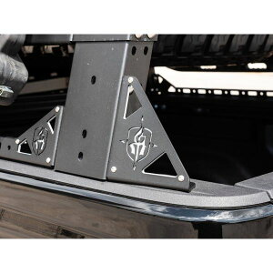�yUSA�݌ɂ���z Road Armor 05-19 �g���^ �^�R�} TRECK Drill-Less Rack Base Mounting Bracket Kit - Tex Blk rda500BRS-BRKTKIT HD�X