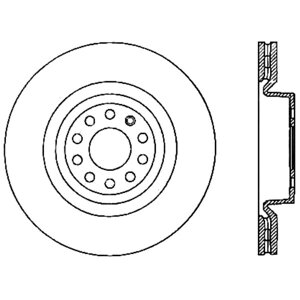yUSA݌ɂz StopTech 06N-10N AEfB A3/08N-10N TT/06N-09N VW GTI Mk V Cryo-Stop E tg Xbg[^[ sto126.33098CSR HDX