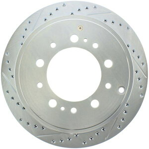 �yUSA�݌ɂ���z StopTech Select Sport 13�N-17�N �g���^ L�A Cruiser Drilled/�X���b�g ���APassenger-Side �u���[�L���[�^�[ sto227.44157R HD�X