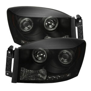 yUSA݌ɂz Spyder Dodge Ram 1500 06N-08N 06N-09N vWFN^[ wbhCg LED Halo LED ubN X[N spy5078391 HDX