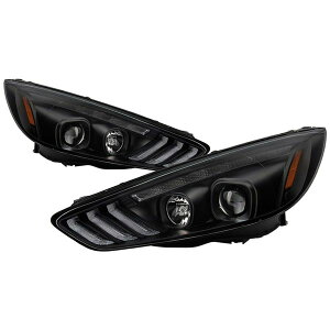 yUSA݌ɂz Spyder 15N-18N Ford Focus vWFN^[ wbhCg - Seq Turn Light Bar ubN spy5086105 HDX