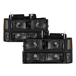 �yUSA�݌ɂ���z Spyder Xtune �V�{���[ Suburban 94�N-98�N �w�b�h���C�g w/ Corner & Parking Lights 8pcs �X���[�N HD-JH-CCK88-AM-SM-SET spy5072238 HD�X