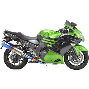 ノジマエンジニアリング フルエキゾースト HEATチタン ツイン 4-1-2SC 16年 ZX-14R ブルーグラデーション NTX653GTHW-CLK JP店