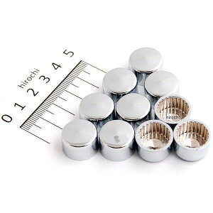 �yUSA�݌ɂ���z �N���A�L�� Kuryakyn �N�[���L���b�v 5/16�C���`(8mm)�Z�p�{���g�A1/2�C���`(13mm)�����`�p (10����) kur2446 JP�X