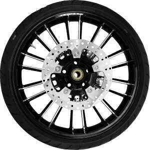 �yUSA�݌ɂ���z COASTAL MOTO �z�C�[�� �t�����g ATLANTIC W/TIRE ABS (TPMS) �u���b�N CUT 21 0335-0021 JP�X