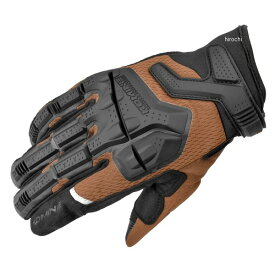 【メーカー在庫あり】 GK-2475 コミネ KOMINE 2025年春夏モデル アドベンチャーメッシュグローブ ブラウン/黒 Lサイズ 06-2475 JP店