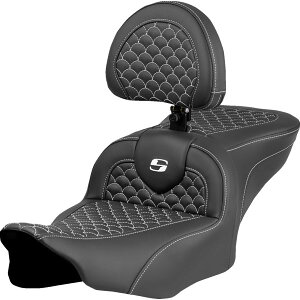�yUSA�݌ɂ���z �T�h������ Saddlemen SEAT ROADSOFA DRAGON WHITE STITCH W/ DRIVER BR 0801-2075 JP�X