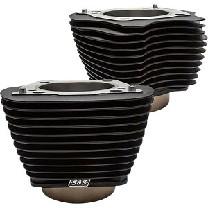 yUSA݌ɂz S&STCN S&S Cycle Cylinder Set 4.25" Bore Unhoned WBlack no HighLight M8 0931-1200 JPX