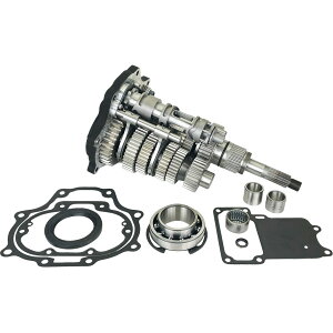 �yUSA�݌ɂ���z �W���Y JIMS SUPER GEAR KIT FAT 6, 2007-2017 TWIN CAM BLACK 1103-0064 JP�X