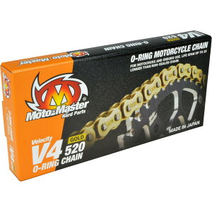 yUSA݌ɂz g}X^[ Moto-Master MX CHAIN V4-520G ,O-RING ,120 LINKS, GOLD 1222-0626 JPX