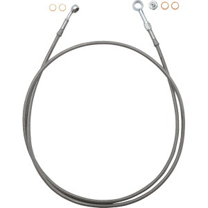 yUSA݌ɂz t@bgoK[Y FAT BAGGERS EZ INSTALL BRAKE LINE FULL LENGTH 65" STNL BRAID 1741-6827 JPX