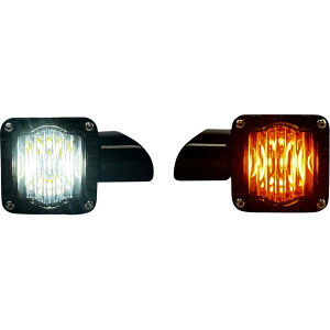 yUSA݌ɂz JX^ _Ci~NX Custom Dynamics LIGHT SHARK DEMON FRONT TURN SIGNALS LED BLACK/SMK LENS 2020-2333 JPX