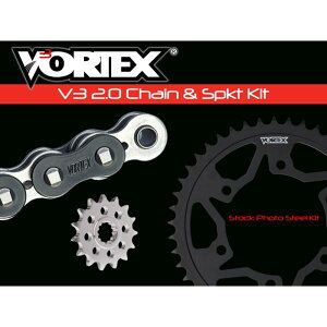 �yUSA�݌ɂ���z Vortex Racing V3 2.0 Chain and Sprocket Kit 2917-16,252S-42,525SX3-112- Black vtxCK2136 JP�X