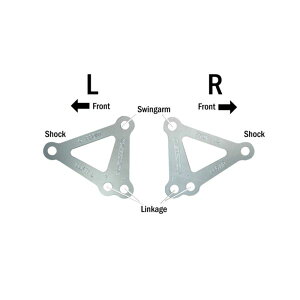 �yUSA�݌ɂ���z Vortex Racing 99-01,03-05 Yamaha YZF-R6,06-09 YZF-R6 S Lowering Link Kit- Silver vtxLL671 JP�X