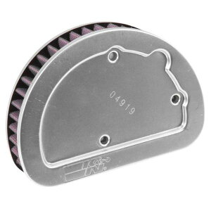 �yUSA�݌ɂ���z K&N Replacement Unique Air Filter 6.625in L x 4.75in W x 1.625in H with 1 Flange for Harley Davidson knnHD-1614 JP�X