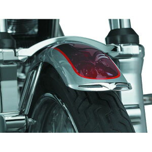 �yUSA�݌ɂ���z Kuryakyn Fender Tip Front Leading Edge Most Narrow FXST XL Dyna Models Chrome kur9012 JP�X