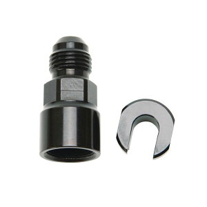 �yUSA�݌ɂ���z Russell Performance -6 AN Male to 3/8in SAE Quick-Disconnect Female (Black Single) rus644123 JP�X