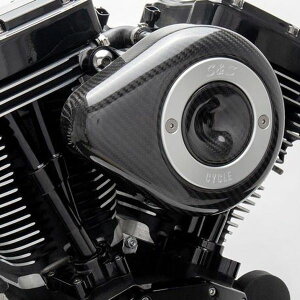 �yUSA�݌ɂ���z S&S Cycle 2017+ M8 Models Stealth Air Cleaner Kit w/ Carbon Fiber Cover ssc170-0498B JP�X