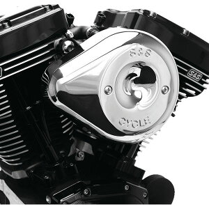 �yUSA�݌ɂ���z S&S Cycle 2017+ M8 Models Stealth Air Cleaner Kit w/ Chrome Teardrop Cover ssc170-0524B JP�X