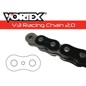 �yUSA�݌ɂ���z Vortex Racing V3 2.0 Chain 520MX3-120- Black vtx520MX3-120 JP�X