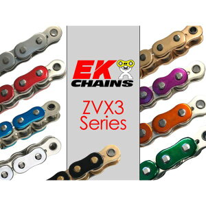 �yUSA�݌ɂ���z Vortex Racing EK 520 ZVX3 Rivet Master 120 Links- Black/Gold vtx520ZVX3-120KG JP�X