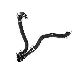 �yUSA�݌ɂ���z aFe 21-22 Ford F-150/Raptor V6-3.5L (tt) BladeRunner 2.5in Aluminum Hot Charge Pipe Black afe46-20518-B JP�X