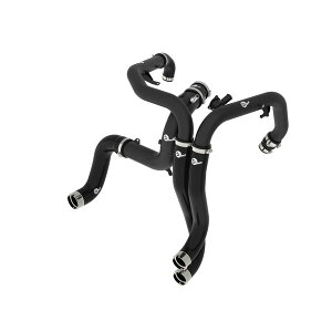 �yUSA�݌ɂ���z aFe 22-24 Ford Bronco Raptor V6-3.0L BladeRunner Aluminum Hot and Cold Charge Pipe Kit - Black afe46-20754-B JP�X