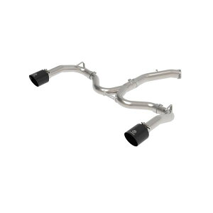 �yUSA�݌ɂ���z aFe 20-21 Kia Forte GT 1.6L 3in-2.5in 304 Stainless Steel Axle-Back Exhaust w/ Black Tips afe49-37037-B JP�X