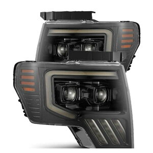 �yUSA�݌ɂ���z AlphaRex 09-14 Ford F-150 PRO-Series Projector Headlights Black w/Activation Light Seq Signal SB DRL arx880483 JP�X