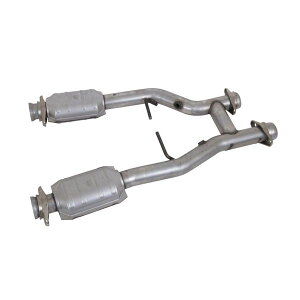 yUSA݌ɂz BBK 96-04 Mustang 4.6 GT / Cobra Short Mid H Pipe w Catalytic Converters 2-1/2 For Long Tube Headers bbk1538 JPX