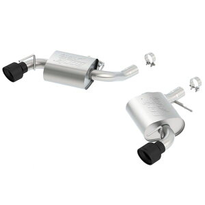 �yUSA�݌ɂ���z Borla 2016 Chevy Camaro SS V8 AT/MT ATAK Rear Section Exhaust w/o NPP Valves Ceramic Black bor11923CB JP�X