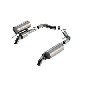 �yUSA�݌ɂ���z Borla 22-23 Jeep Grand Wagoneer 6.4L V8 2.75in S-TYPE SR Turndown Tip Axleback Exhaust bor11990 JP�X