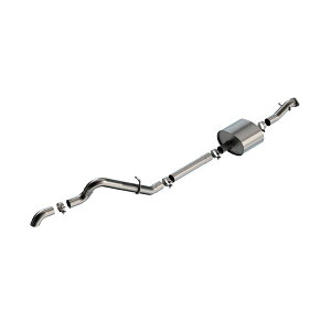�yUSA�݌ɂ���z Borla 21-22 Ford Bronco 2.7L 2DR/4DR T-304 Stainless Steel Cat-Back S-Type Exhaust - Brushed bor140902 JP�X