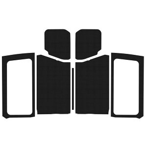 �yUSA�݌ɂ���z DEI 18-23 Jeep Wrangler JL 2-Door Boom Mat Complete Headliner Kit - 7 Piece - Black dei50280 JP�X