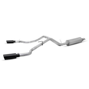 yUSA݌ɂz Gibson 19-22 Ford Ranger Lariat 2.3L 2.5in Cat-Back Dual Sport Exhaust - Black Elite gib69550B JPX
