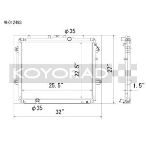 �yUSA�݌ɂ���z Koyorad 10-20 Toyota 4Runner 4.0L V6 (5th Gen) Aluminum Radiator - Off-Road Use Only koyVH012493 JP�X