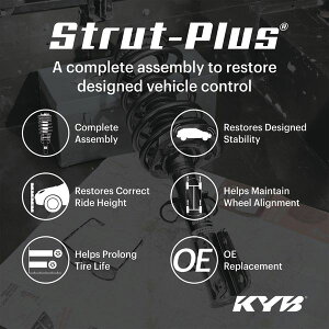 �yUSA�݌ɂ���z KYB Shocks & Struts Strut Plus Front Right 03-11 Honda Element (Excl SC) kybSR4603 JP�X