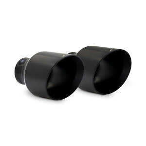 �yUSA�݌ɂ���z Mishimoto 15-23 Dodge Charger/Challenger Muffler Tip Pair - 5in - Black misMMEXH-TIP-MOPARBK JP�X