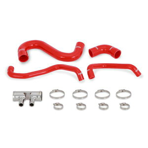 �yUSA�݌ɂ���z Mishimoto 2015+ Ford Mustang GT Silicone Lower Radiator Hose - Red misMMHOSE-MUS8-15LRD JP�X