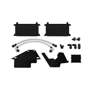 �yUSA�݌ɂ���z Mishimoto 08+ Mitsubishi Evolution X Black Oil Cooler Kit misMMOC-EVO-08BK JP�X